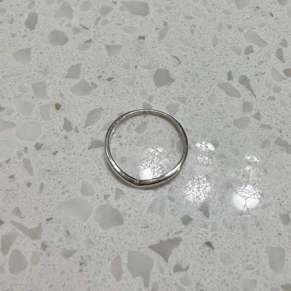 Sterling Silver Chevron Shape Ring Size 3 - Picture 4 of 5